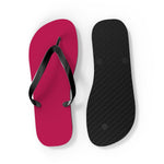 Rose Red Flip Flops