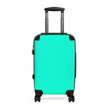 Blue Green Cabin Suitcase