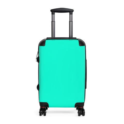 Blue Green Cabin Suitcase