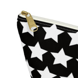 Star Pattern Accessory Pouch w T-bottom