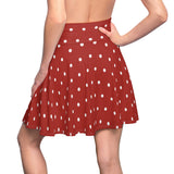 Polka Dots of Women's Skater Skirt