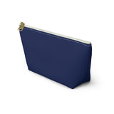 Deep Blue Accessory Pouch w T-bottom