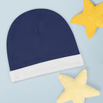 Deep Blue Baby Beanie