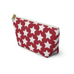 Star Pattern Accessory Pouch w T-bottom