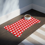 Love Hearts Pet Feeding Mats