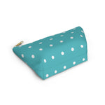 Polka Dots Accessory Pouch w T-bottom