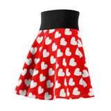 Love Hearts of Women's Skater Skirt