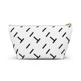 T Pattern Accessory Pouch w T-bottom