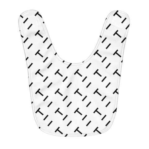 Pattern Fleece Baby Bib