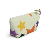 Star Pattern Accessory Pouch w T-bottom