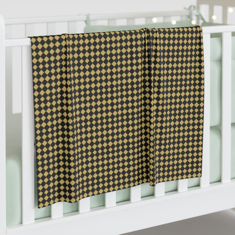 Diamond Pattern Baby Swaddle Blanket