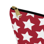 Star Pattern Accessory Pouch w T-bottom