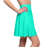 Blue Green Women's Skater Skirt