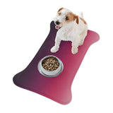 Color Gradient Pet Feeding Mats