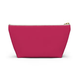 Rose Red Accessory Pouch w T-bottom