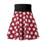 Star Pattern of Women's Skater Skirt