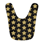 Star Pattern Fleece Baby Bib