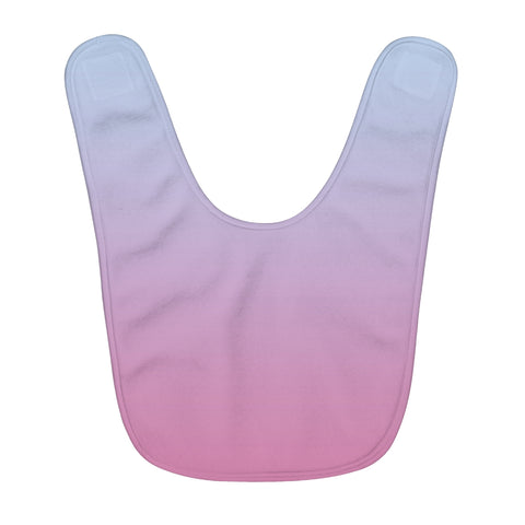 Color Gradient Fleece Baby Bib