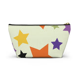 Star Pattern Accessory Pouch w T-bottom