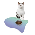 Color Gradient Pet Feeding Mats