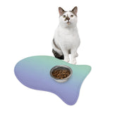 Color Gradient Pet Feeding Mats