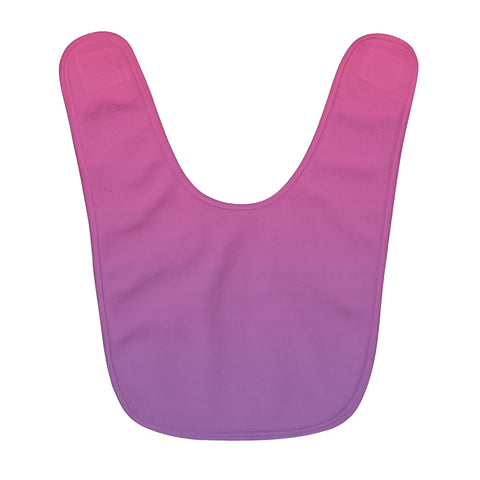 Color Gradient Fleece Baby Bib