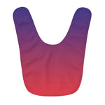 Color Gradient Fleece Baby Bib