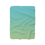 Color Gradient Sherpa Fleece Blanket