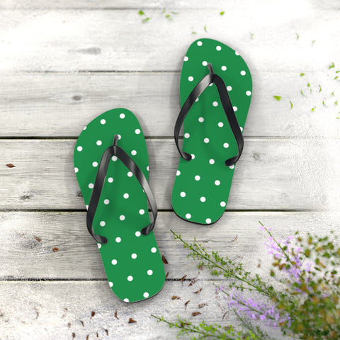 Polka Dots Flip Flops