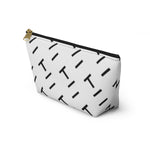 T Pattern Accessory Pouch w T-bottom