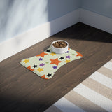 Star Pattern Pet Feeding Mats