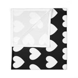 Love Hearts Baby Swaddle Blanket