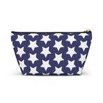 Star Pattern Accessory Pouch w T-bottom