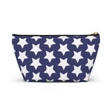 Star Pattern Accessory Pouch w T-bottom