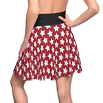 Star Pattern of Women's Skater Skirt