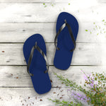 Deep Blue  Flip Flops