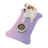 Color Gradient Pet Feeding Mats