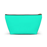 Blue Green Accessory Pouch w T-bottom