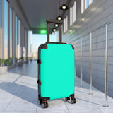 Blue Green Cabin Suitcase