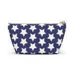 Star Pattern Accessory Pouch w T-bottom