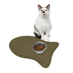 Diamond Pattern Pet Feeding Mats