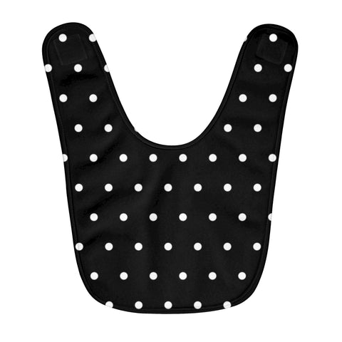 Polka Dots Fleece Baby Bib