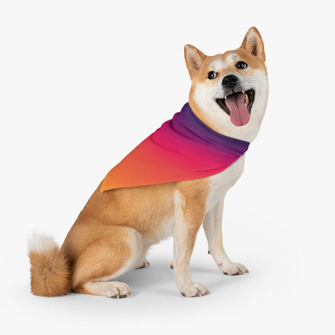 Color Gradient Pet Bandana