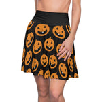 Pumpkin Pattern Women's Skater Skirt